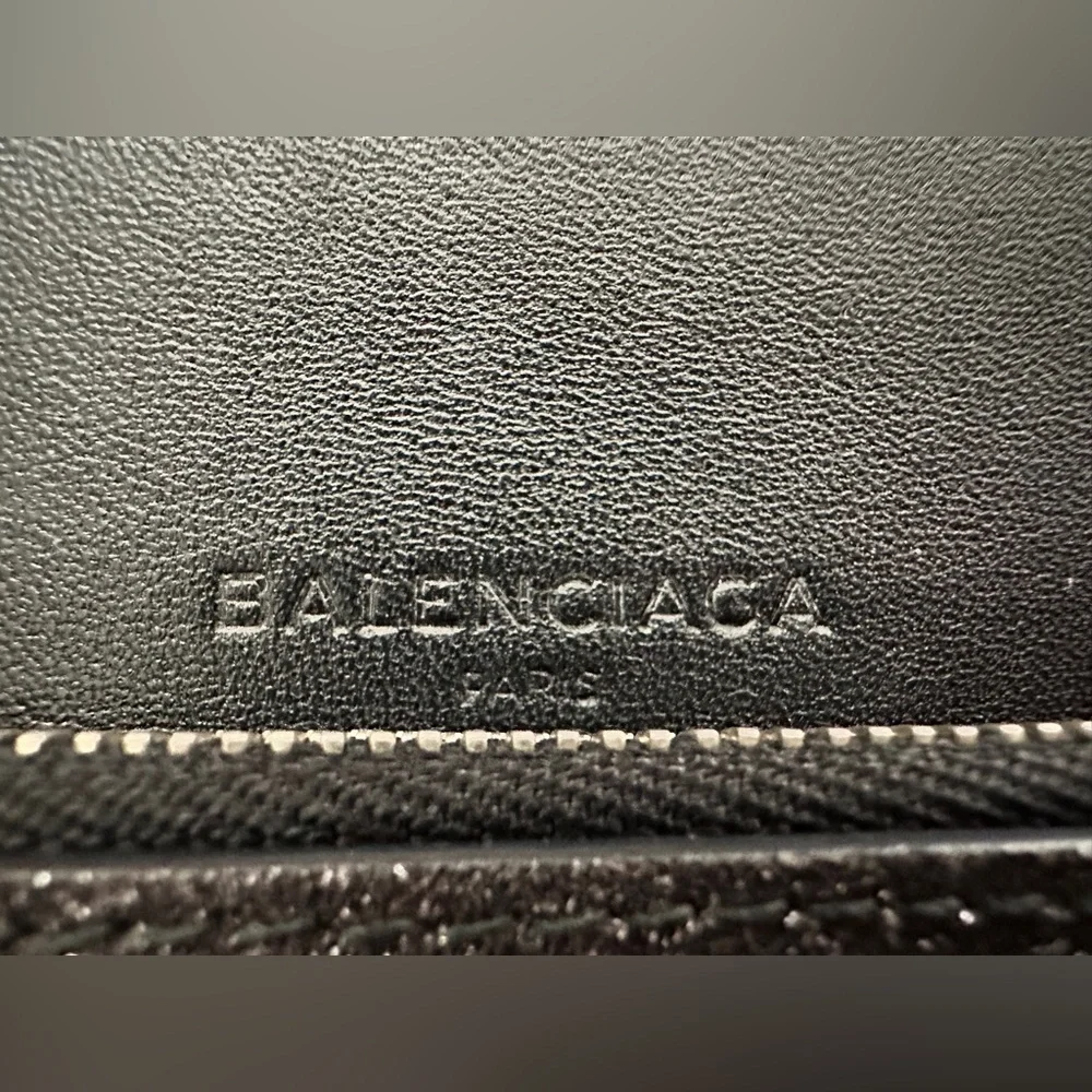 Balenciaga Silver Glitter Wallet/Clutch (NWOT; Silver/Gray) - Picture 6 of 12